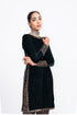 Deep Green Velvet Kurta Set